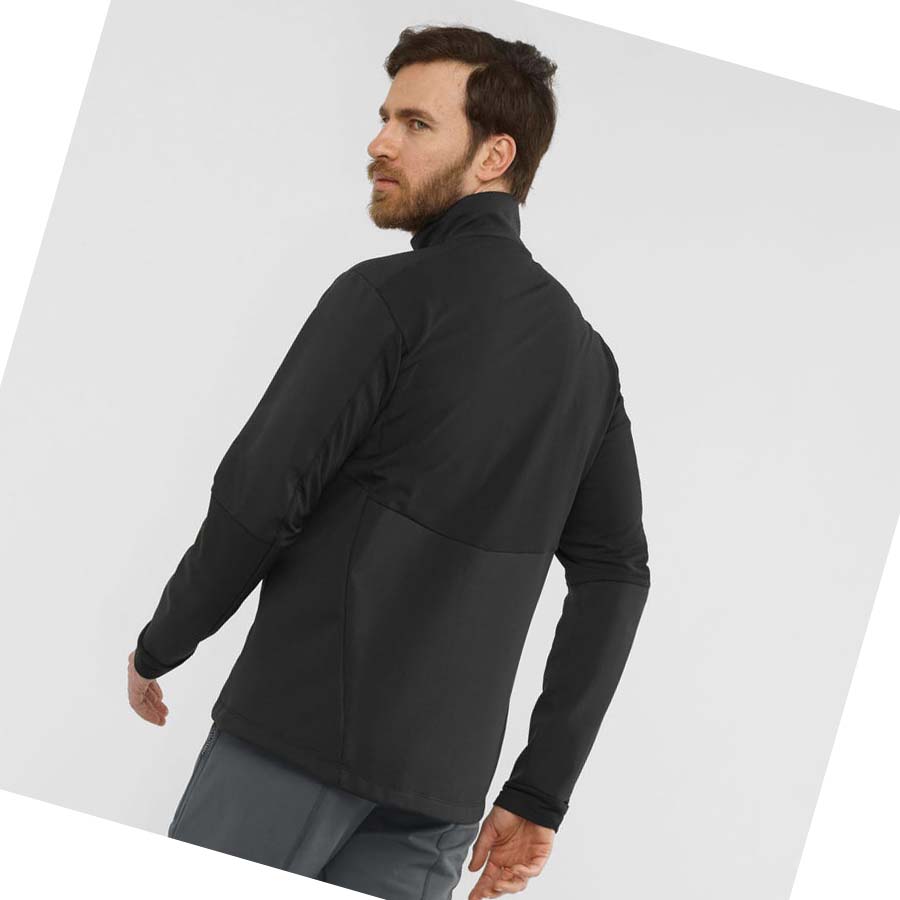 Chaquetas Salomon AGILE SOFTSHELL Hombre Negros | MX 3259GSO